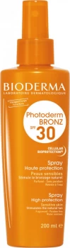 Image of Bioderma Photoderm Bronz High Protection Spray SPF30 200ml