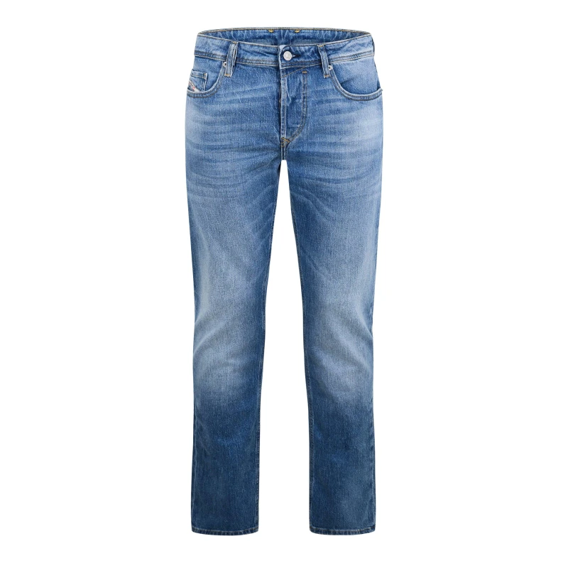 Image of Diesel Mens Straight Leg Jeans Straight Jeans 28W R Blue 64028318285