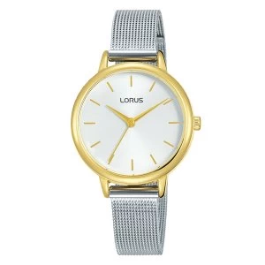 Image of Lorus RG250NX9 Ladies Two Tone Dress Mesh Bracelet Watch