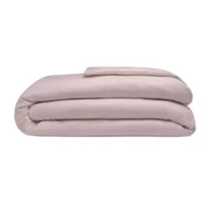 Image of Belledorm Brushed Cotton Duvet Cover (Double) (Powder Pink)