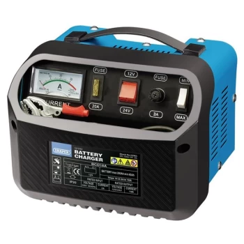 Image of Draper 12/24V Battery Charger, 10 - 14A
