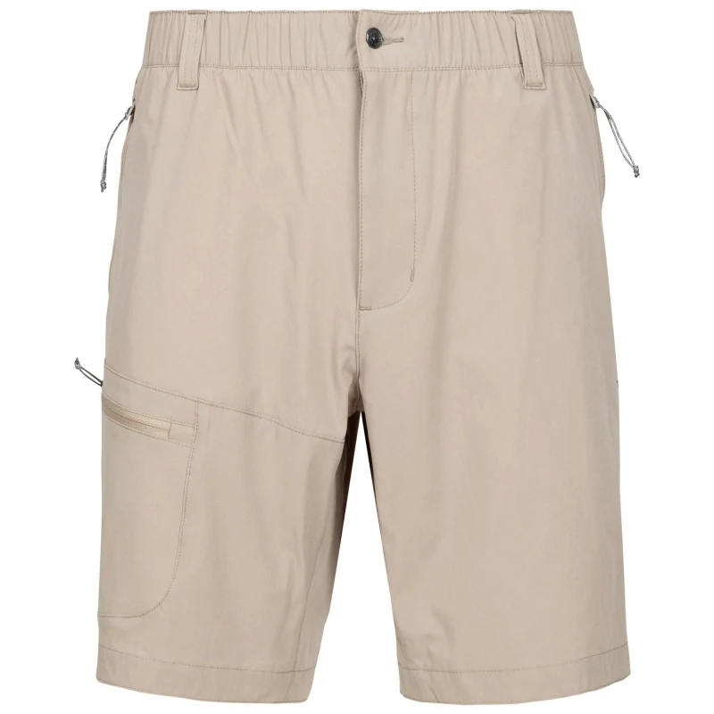 Image of Trespass Trespass Men Carlby Shorts in Light Beige Size: Small Light Beige S Male 5063527152152