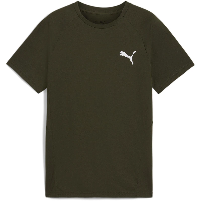 Image of Puma Evostripe Tee B T-Shirt Unisex Kids - Green Green 7 - 8 Years