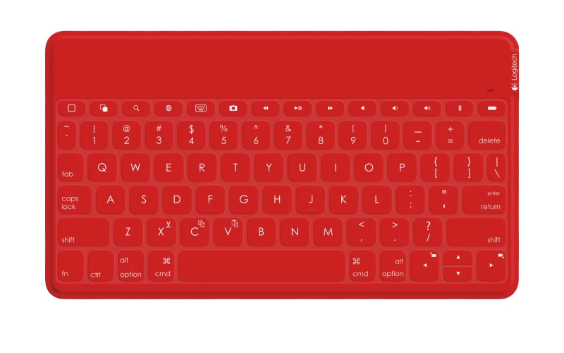 Image of Logitech Logitech Keys-To-Go QWERTY Spanish Bluetooth Red 920-007815