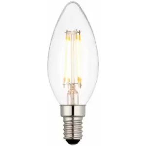Image of Loops - 4W E14 LED Vintage Filament Candle Bulb - Warm White - Indoor/Outdoor LED Lamp