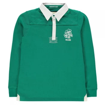Image of Rugby World Cup Long Sleeve Jersey Junior Boys - Ireland