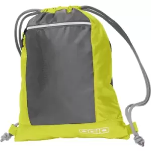 Image of Endurance Pulse Drawstring Pack Bag (One Size) (Sulfer/ Black) - Ogio