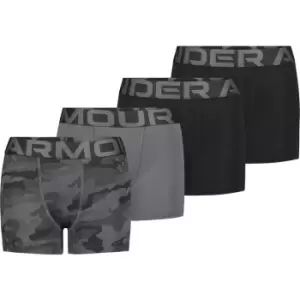 Image of Under Armour Boxer Briefs 4 Pack Junior Boys - Multi