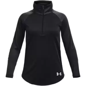 Image of Under Armour Tech Graphic Half Zip Top Junior Girls - Black
