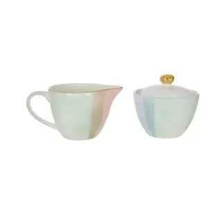 Image of Colour of Paradise Sugar Pot and Creamer