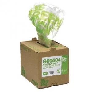 Image of The Green Sack Refuse Sacks Medium Clear Pack of 75 0703119