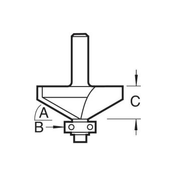 Image of Trend - C138X1/4 SELF GUIDED CHAMFER 60
