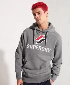 Image of Superdry Code Logo Applique Hoodie