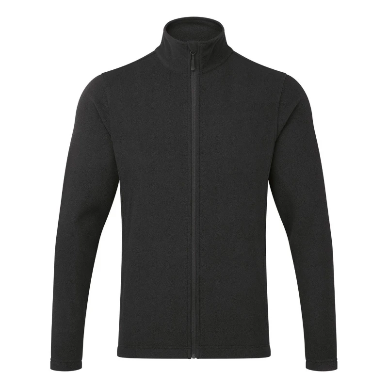 Image of Premier Premier Men Recyclight Full Zip Fleece Jacket in Black Size: Small Black S Male 5063425889884