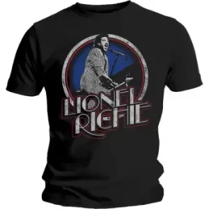 Image of Lionel Richie - Live Unisex Large T-Shirt - Black