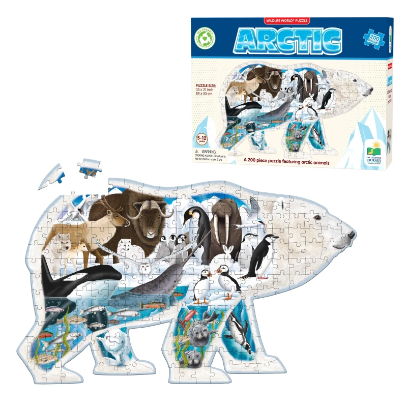 Image of The Learning Journey UG- Wildlife World Safari Puzzle- Arctic unisex One Size