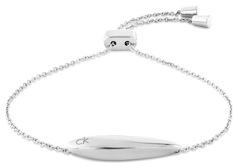 Image of Calvin Klein 35000823 Womens Sculpted Bracelet Silver Jewellery