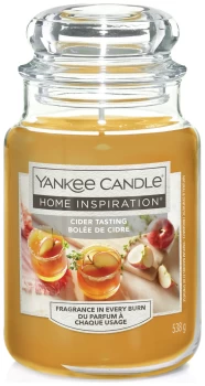 Image of Yankee Candle Large Single Wick Jar Candle - Cider Tasting
