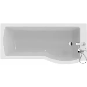 Image of Tempo Arc Shower Bath Right Handed 1700mm x 700mm/800mm 0 Tap Hole - Ideal Standard