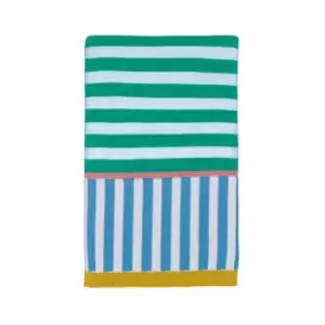 Image of Joules Rainbow Stripe Throw, Multi