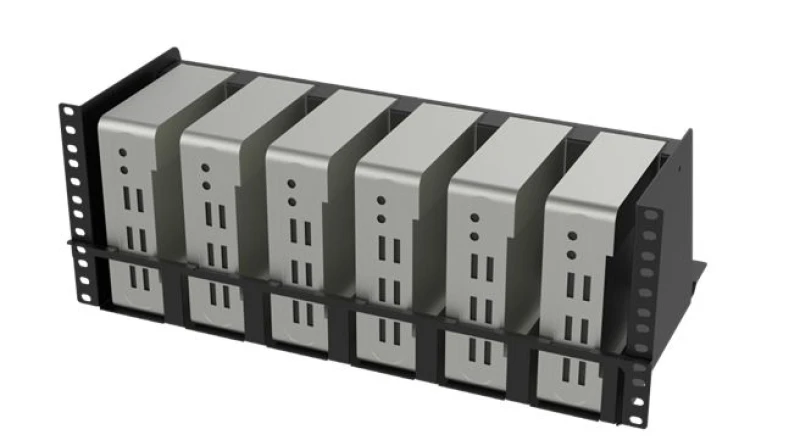 Image of Lanview 19" 4U Shelf for Mini PC rck