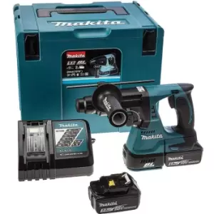 Image of Makita DHR242RTJ SDS Plus BL Hammer Drill 18V 2 x 5.0AH Li-Ion