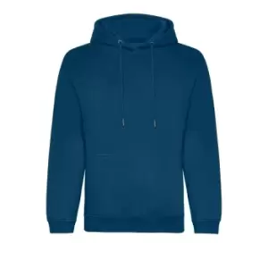 Image of Awdis Mens Organic Hoodie (L) (Ink Blue)