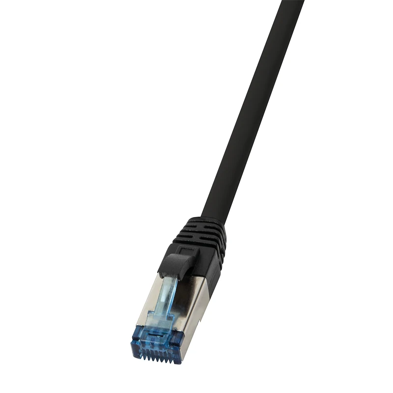 Image of LogiLink CQ6025S networking cable Black 0.5 m Cat6a S/FTP (S-STP)