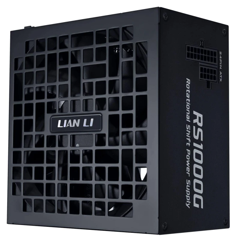 Image of Lian Li RS 1000W 80+ Cybenetics Gold Rated Fully Modular PSU w/ Rotatable AC Inlet - Black - RS1000G.B000