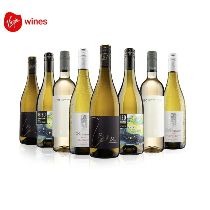 Image of Virgin Wines 8 Bottle White Wine Case White unisex 8
