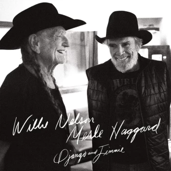 Image of Willie Nelson, Merle Haggard - Django And Jimmie Limited Edition Black & Silver Marbled Vinyl