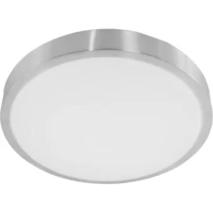 Image of Sienna Ceiling And Wall Outdoor Flush Steel Brushed, Plastic Matt IP44
