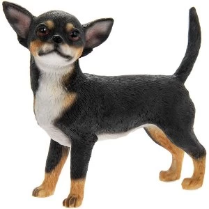 Image of Chihuahua Black & Tan Figurine By Lesser & Pavey