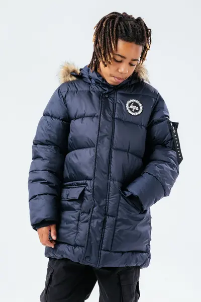 Image of Just Hype UK hype navy boys explorer jacket