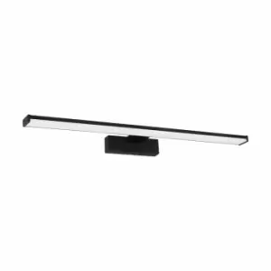 Image of Eglo Slim Black Bathroom Mirror Light