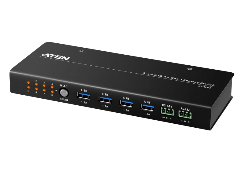 Image of Aten ATEN 8X4 USB 3.1 Switch With PSU US3384I-AT