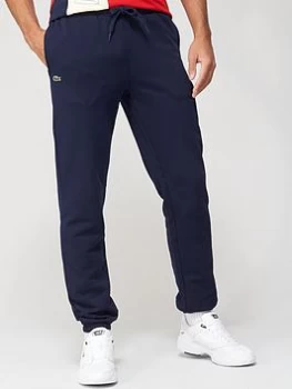 Image of Lacoste Cuffed Tracksuit Bottom - Navy Size M Men