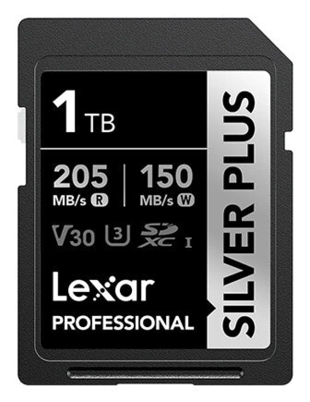 Image of Lexar Professional SDXC SilverP UHS-I 1TB LSDSIPL001T-BNNNG