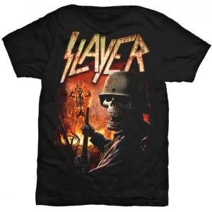 Image of Slayer 'Torch' Mens Large T-Shirt - Black