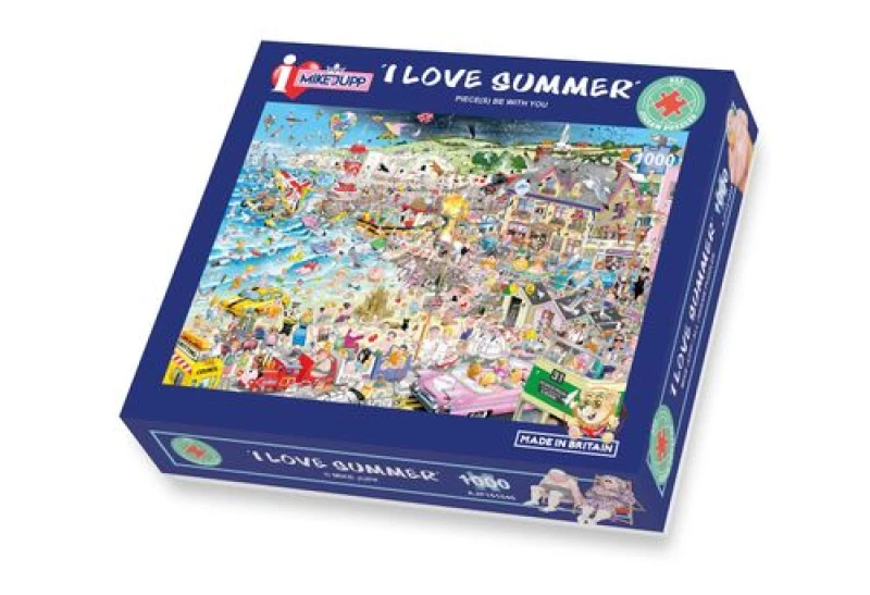 Image of Mike Jupp Mike Jupp I Love Summer 1000 Piece Jigsaw Puzzle
