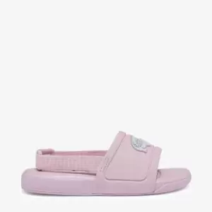 Image of Lacoste Infant Slide Sandals - Pink - UK 8 Toddler