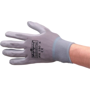 Image of PX130 Palm-side Coated Grey Gloves - Size 9