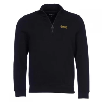 Image of Barbour International Essential Half Zip - Black BK31