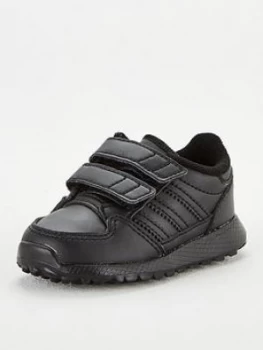 Image of adidas Originals Forest Grove Infant Trainers - Black, Core Black, Size 8
