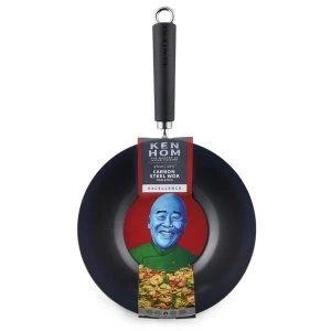 Image of Ken Hom Excellence Non-Stick Wok, Carbon Steel Black 27 cm