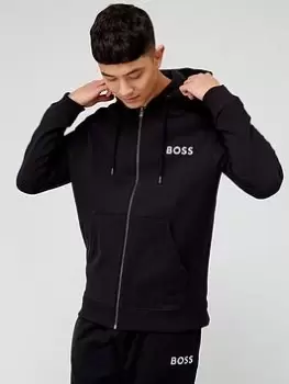 Image of BOSS Zelogox Zip Through Hoodie - Black Size M Men