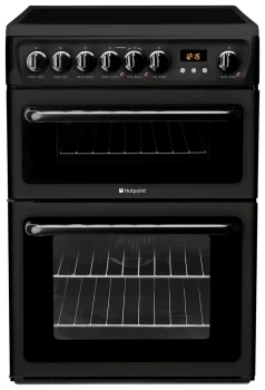 Image of Hotpoint HAE60KS Double Oven Ceramic Hob Electric Cooker