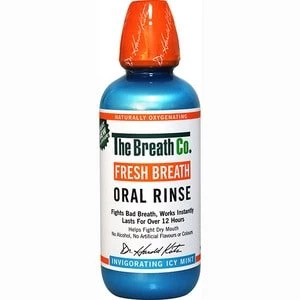 Image of The Breath Co Fresh Breath Oral Rinse Icy Mint 500ml