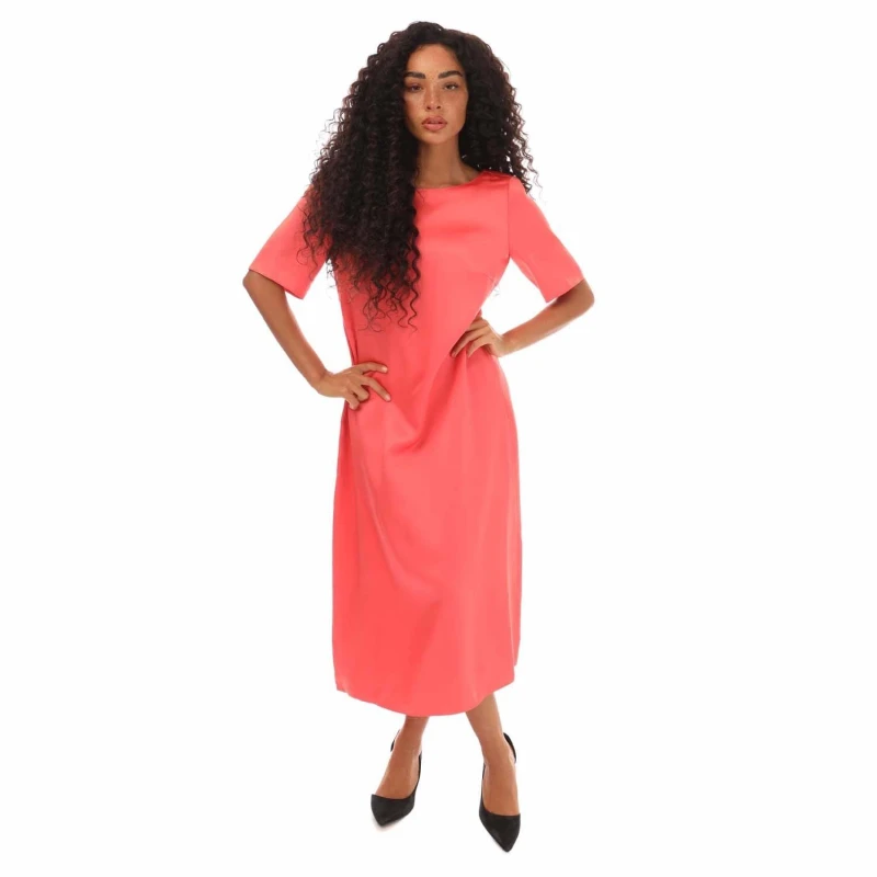 Image of Boss Dibeca Dress Pink female 8