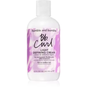 Image of Bumble and Bumble Bb. Curl Light Defining Cream Styling Cream for Curl Definition Light Hold 250ml
